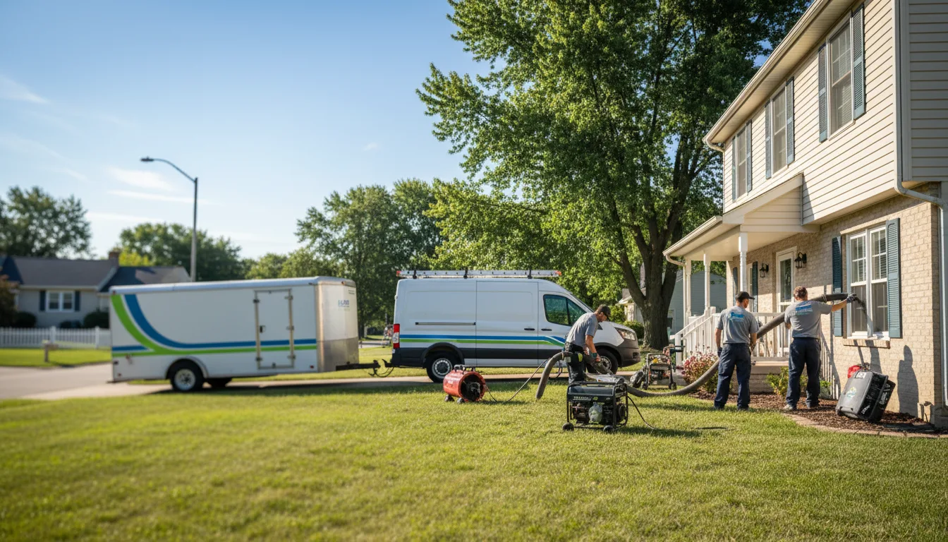 Flooded Basement Restoration And Cleanup With Repair in Riverton, KS near me